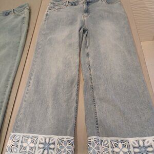 Womens crop jean